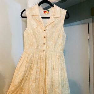 ModCloth Fervour Sleeveless Shirtdress Size L